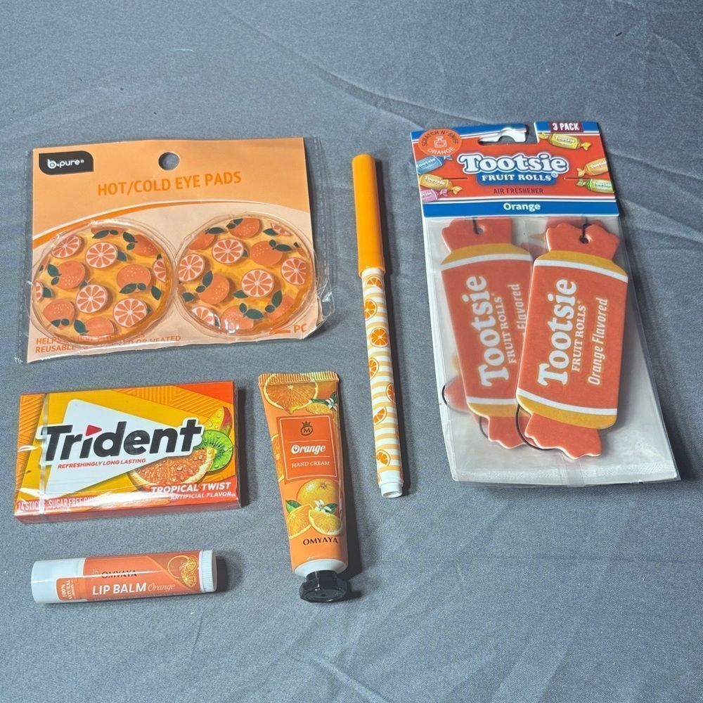6 pc New Orange Theme Bundle NWT